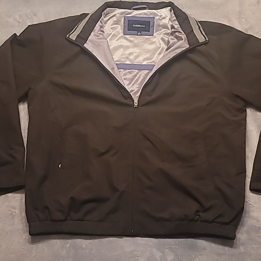0456. EUC~ Croft & Barrow ~ Black ~ Size Large Retails $100 (NJ-559) 🏌 Golfers!